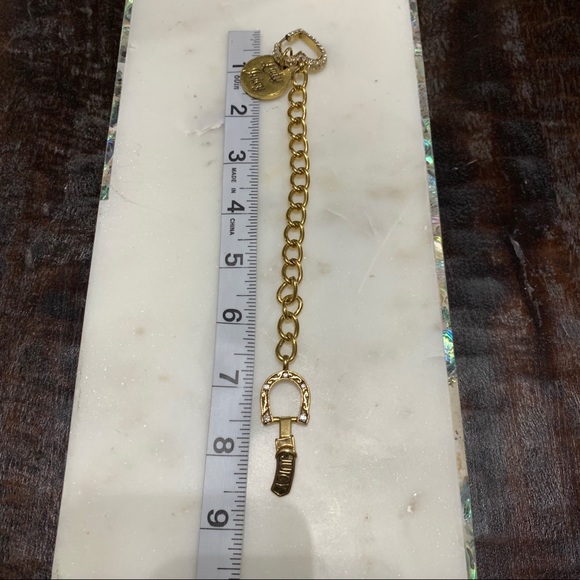 jewelry Juicy Couture gold plated chain link bracelet - Picture 12 of 16